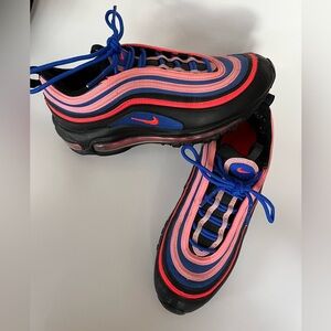 Nike Air Max 97 ,black Pink,blue,size 6.5